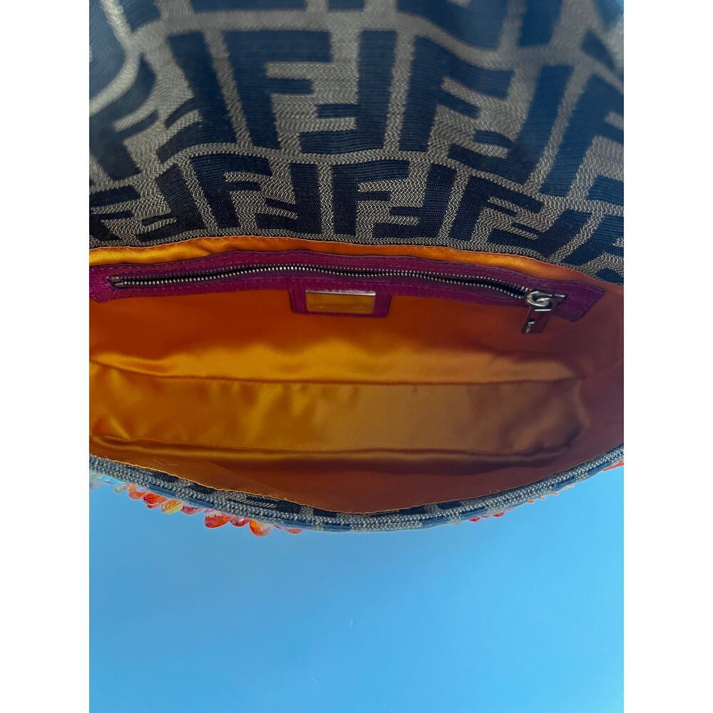Vintage Fendi embroidered zucca baguette 2004 - Picture 6 of 8